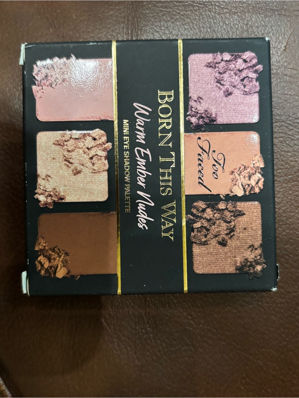 NIB Too Faced Born This Way Warm Ember Nudes Mini Eyeshadow Palette
